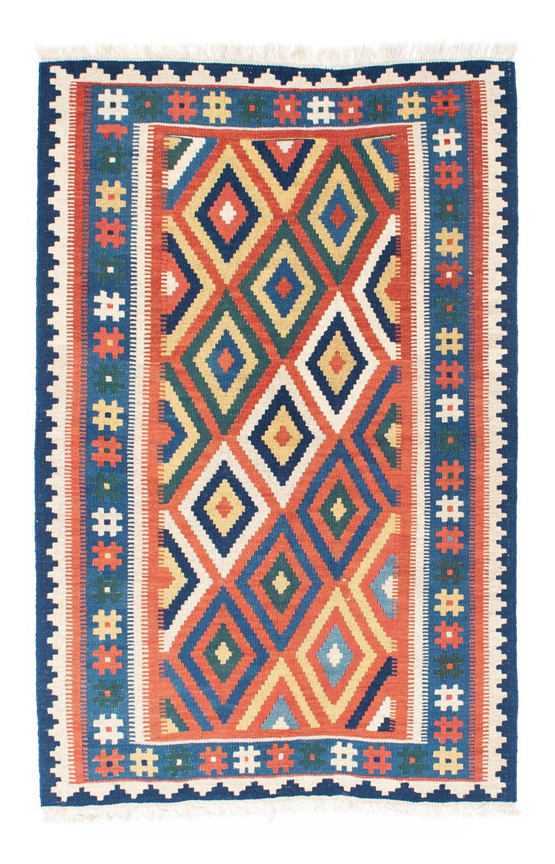 Kelim-tæppe - orientalsk - 163 x 103 cm - rust