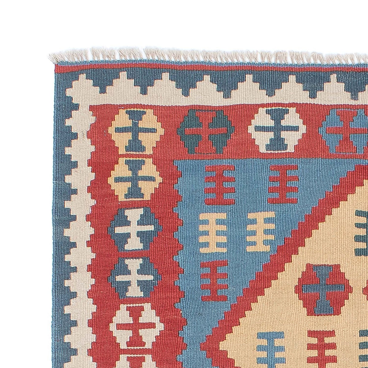 Kelim-tæppe - orientalsk - 168 x 118 cm - flerfarvet