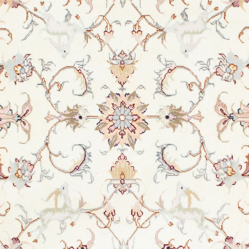 Løber Persisk tæppe - Tabriz - Royal - 202 x 100 cm - beige