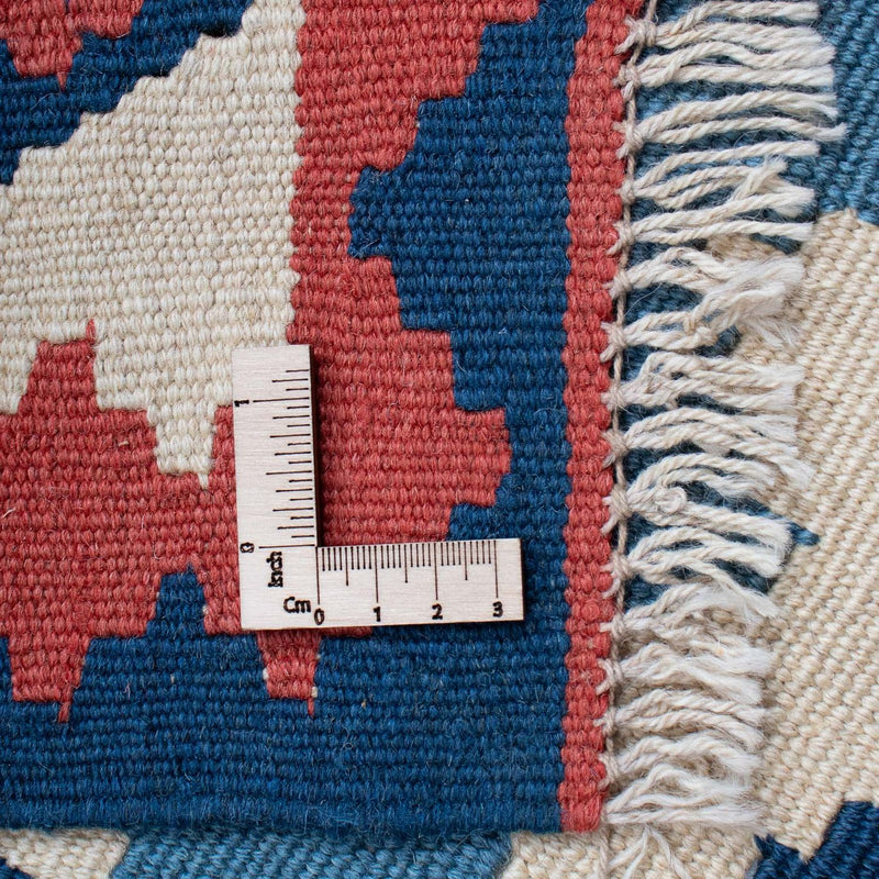 Kelim-tæppe - orientalsk - 168 x 115 cm - blå