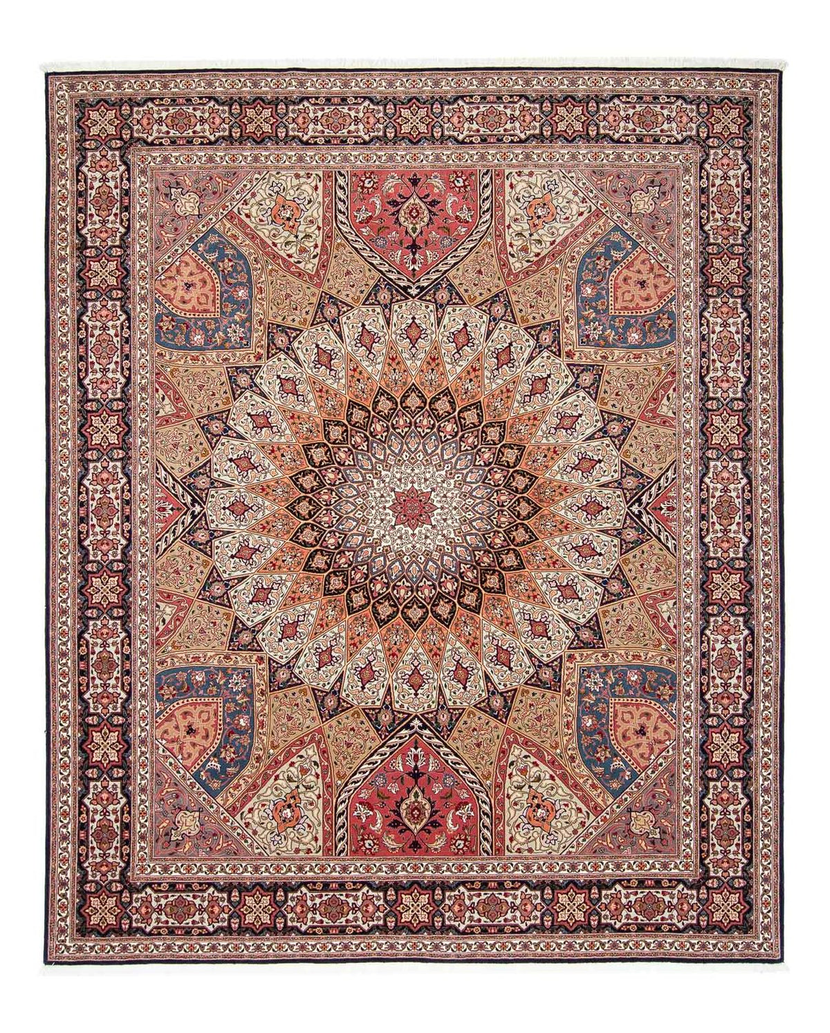 Persisk tæppe - Tabriz - Royal - 298 x 254 cm - flerfarvet