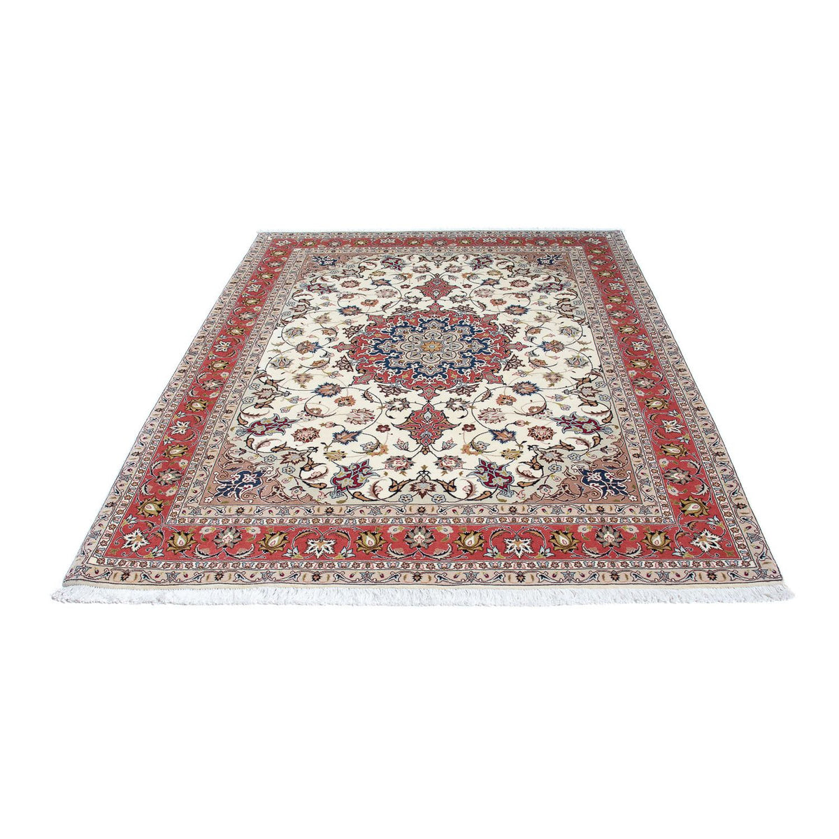 Persisk tæppe - Tabriz - Royal - 203 x 154 cm - beige