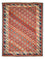 Kelim-tæppe - orientalsk - 400 x 293 cm - mørkerød