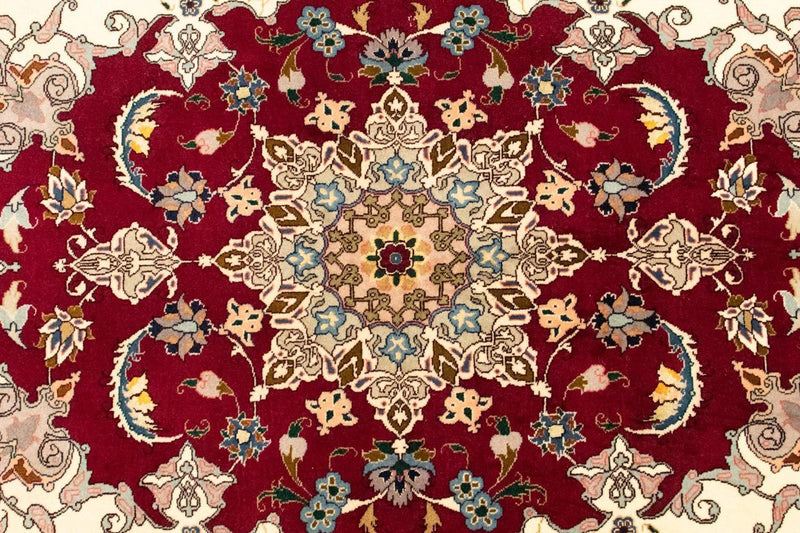 Persisk tæppe - Tabriz - Royal - 147 x 100 cm - rød