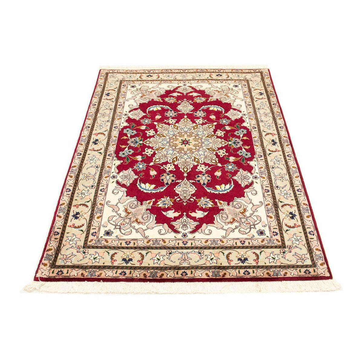 Persisk tæppe - Tabriz - Royal - 147 x 100 cm - rød