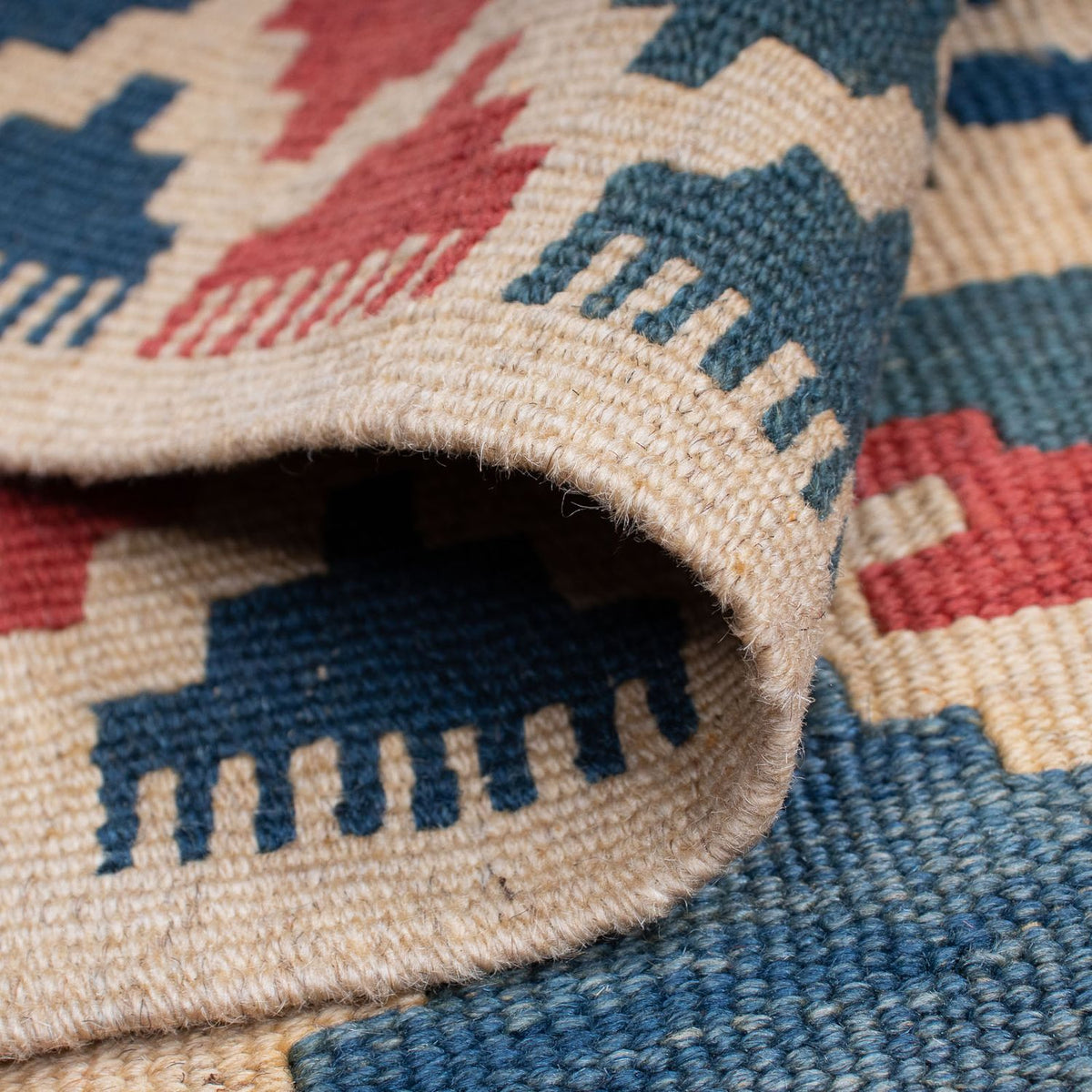 Kelim-tæppe - orientalsk - 150 x 100 cm - flerfarvet