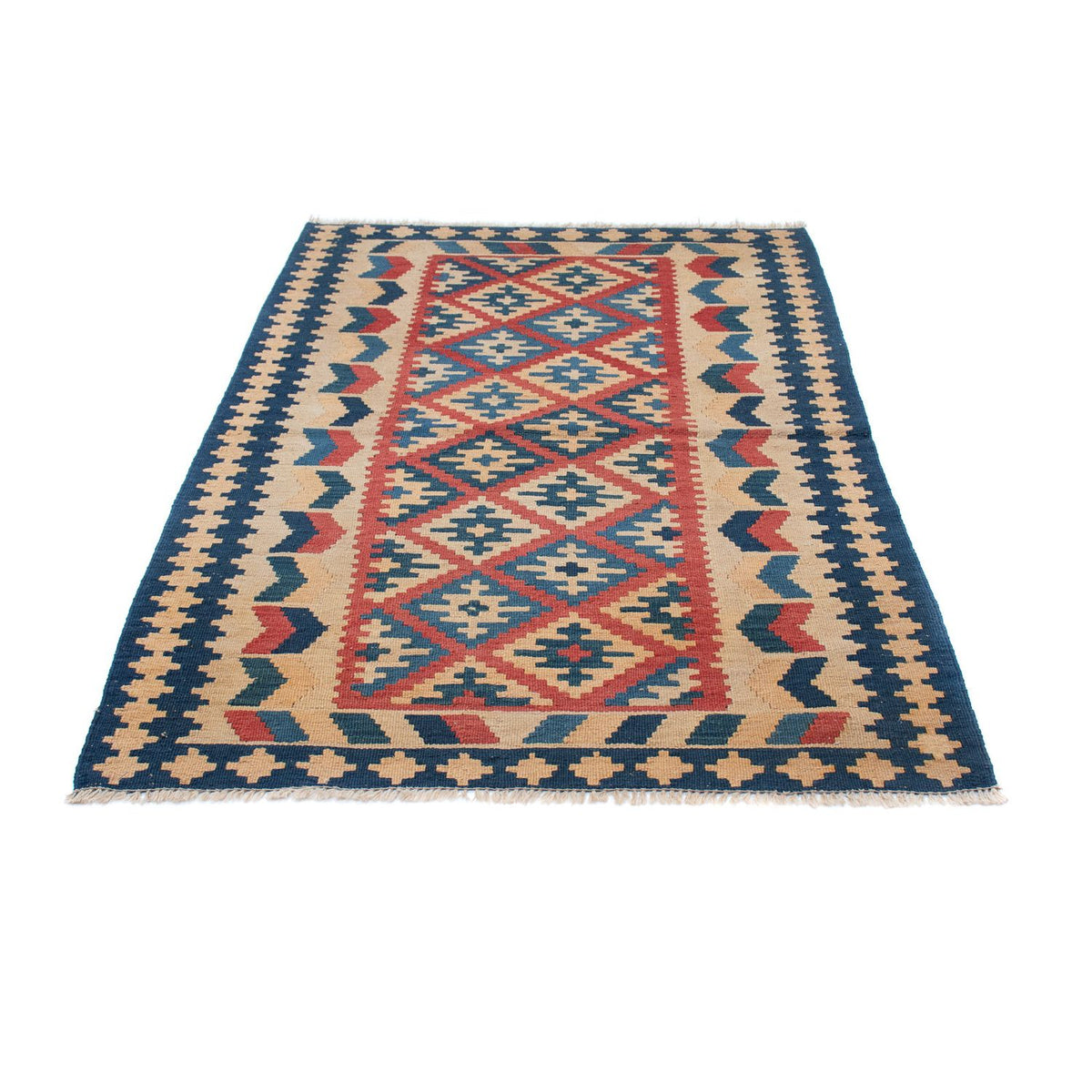 Kelim-tæppe - orientalsk - 157 x 106 cm - flerfarvet