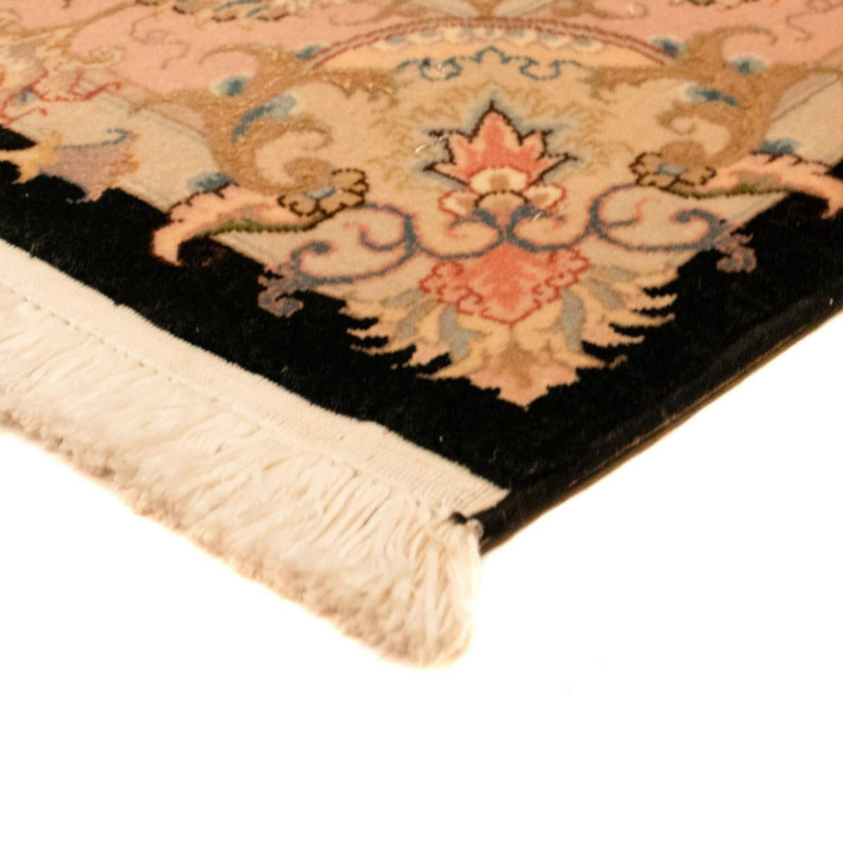 Persisk tæppe - Tabriz - Royal - 154 x 104 cm - sort