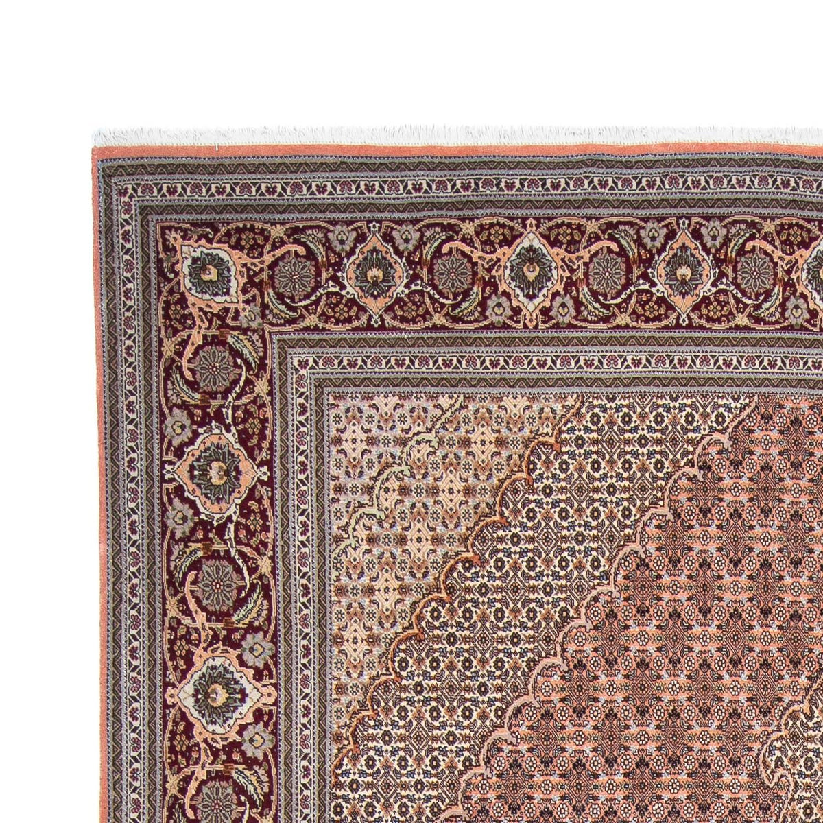 Persisk tæppe - Tabriz - 310 x 206 cm - beige