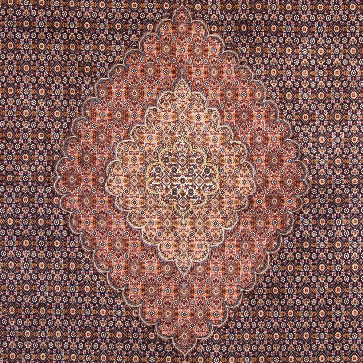 Persisk tæppe - Tabriz - 310 x 202 cm - mørkeblå