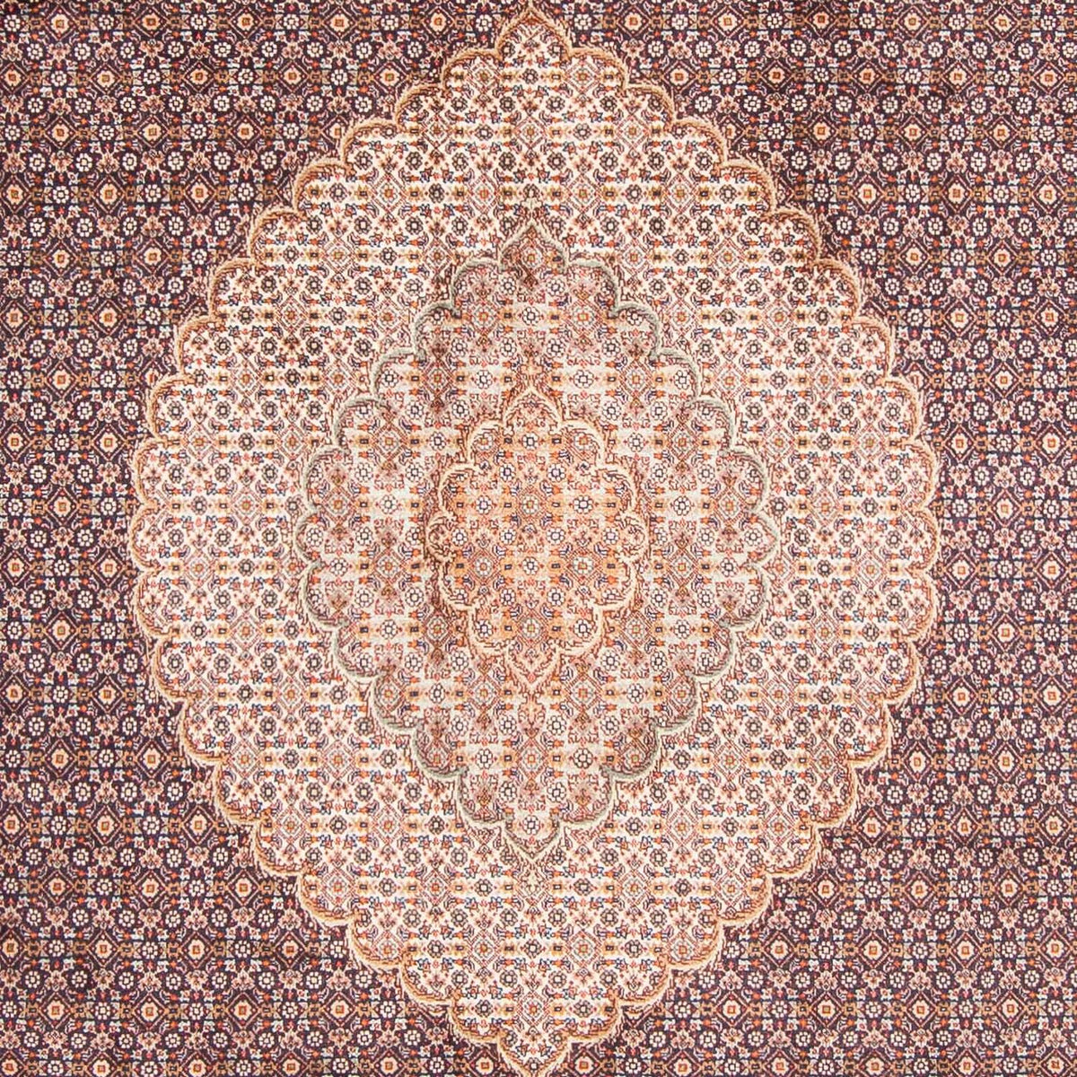 Persisk tæppe - Tabriz - 300 x 198 cm - mørkeblå