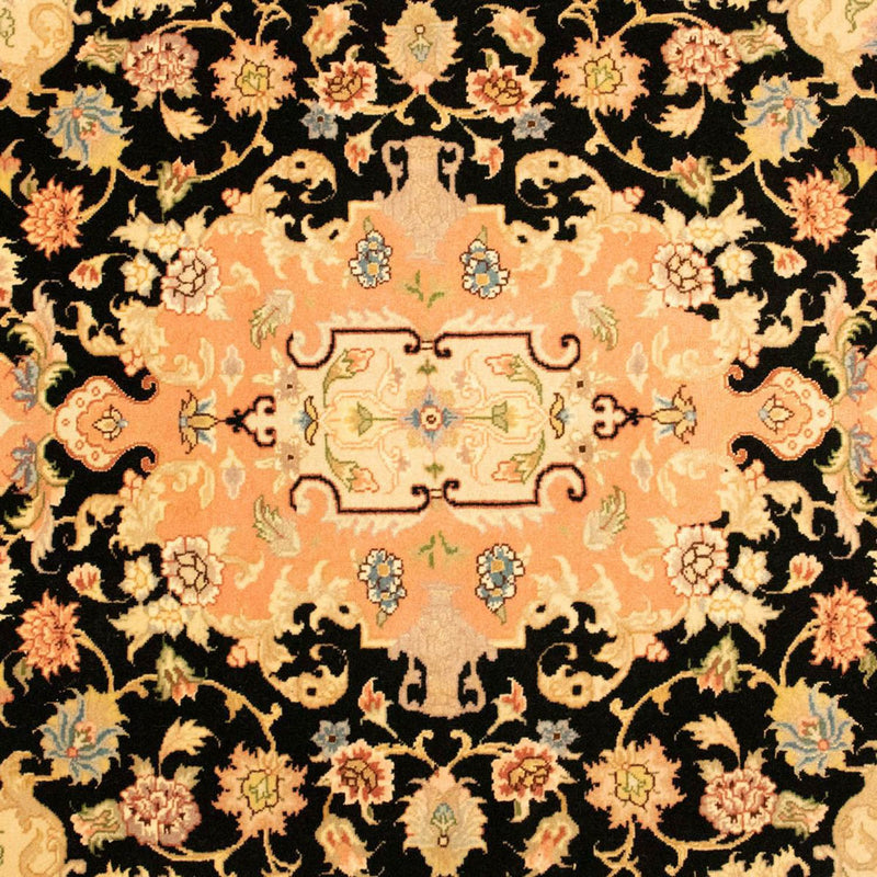Persisk tæppe - Tabriz - Royal - 151 x 103 cm - sort