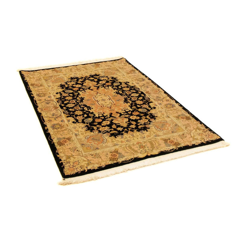 Persisk tæppe - Tabriz - Royal - 151 x 103 cm - sort