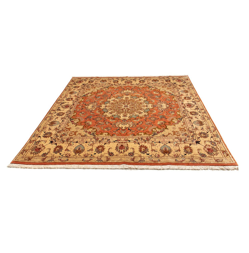 Persisk tæppe - Tabriz - Royal - 207 x 198 cm - flerfarvet
