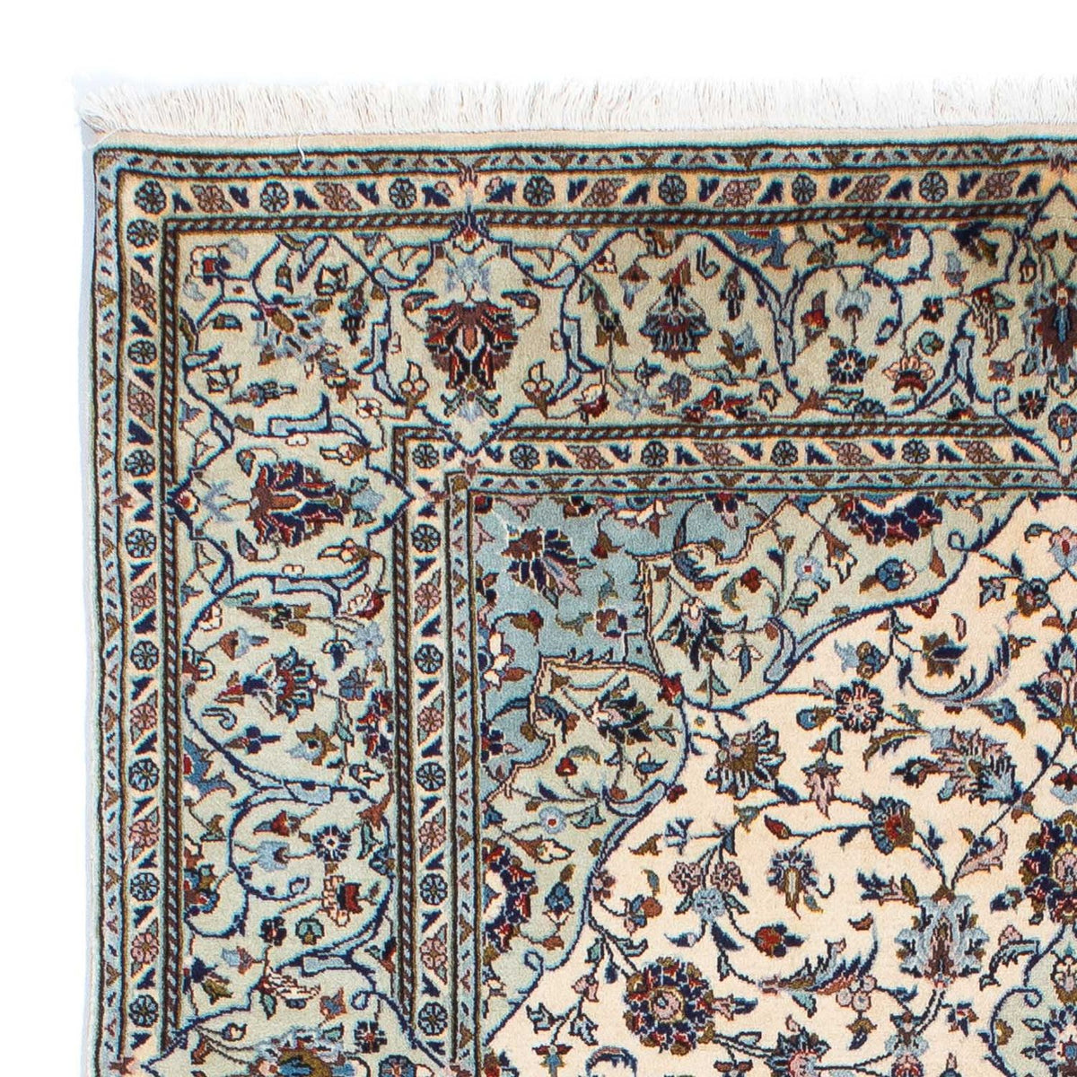 Persisk tæppe - Keshan - 216 x 136 cm - beige