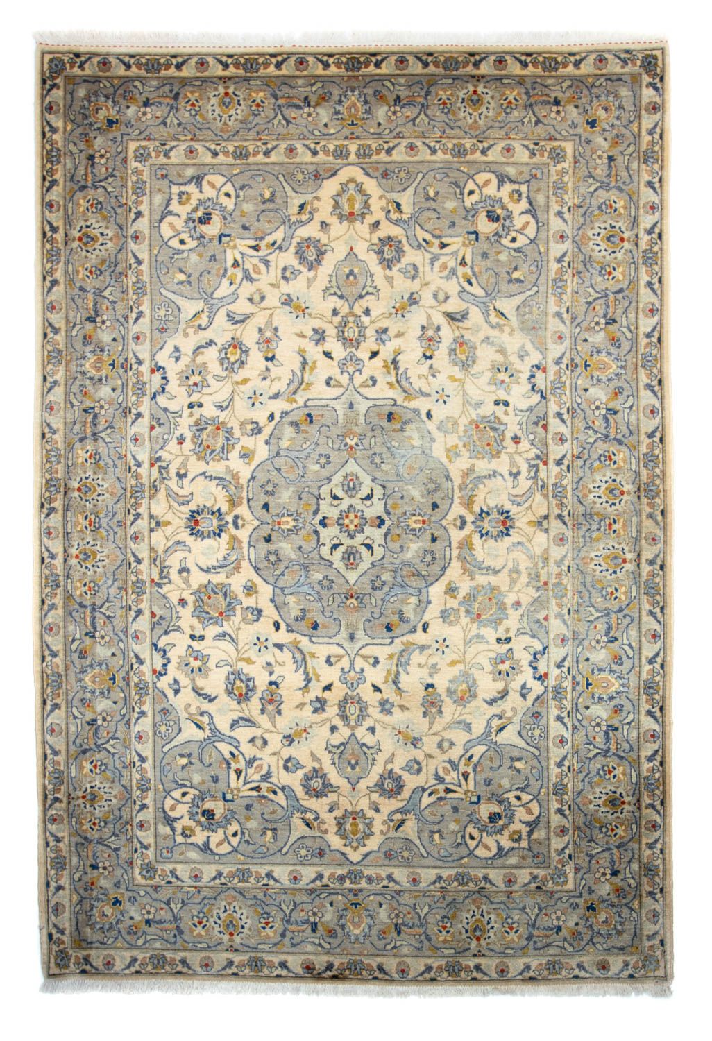 Persisk tæppe - Keshan - 212 x 150 cm - beige