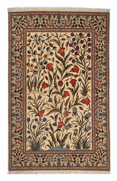 Qom Tæppe 136x209cm - Persisk tæppe
