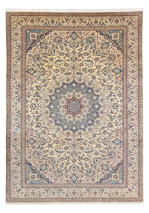 Persisk tæppe - Nain - 368 x 256 cm - beige