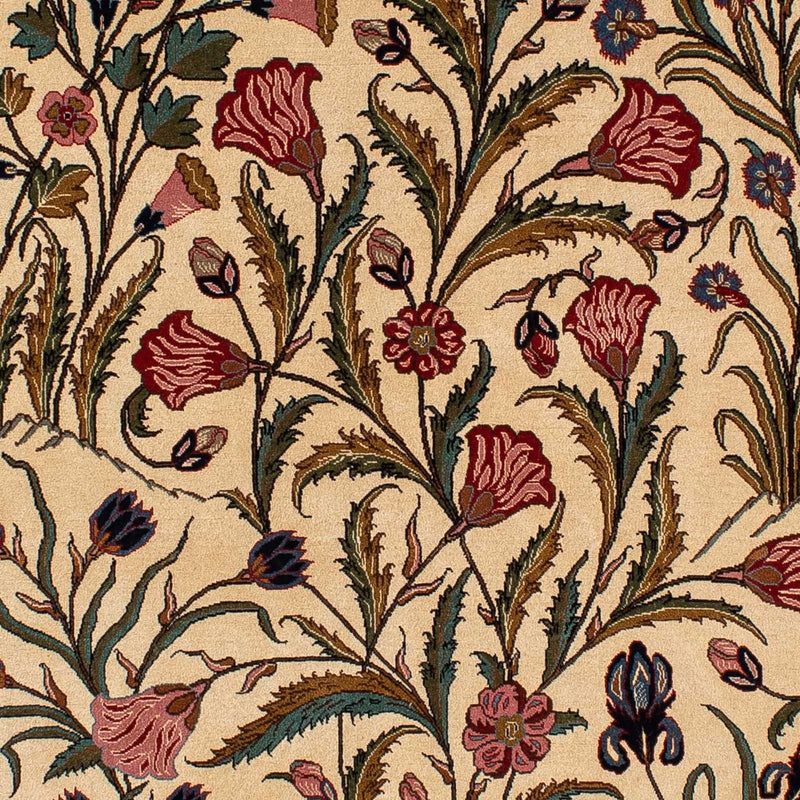 Persisk tæppe - Ghom - 195 x 122 cm - lys brun