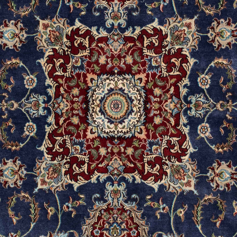 Persisk tæppe - Ghom - 193 x 133 cm - mørkeblå