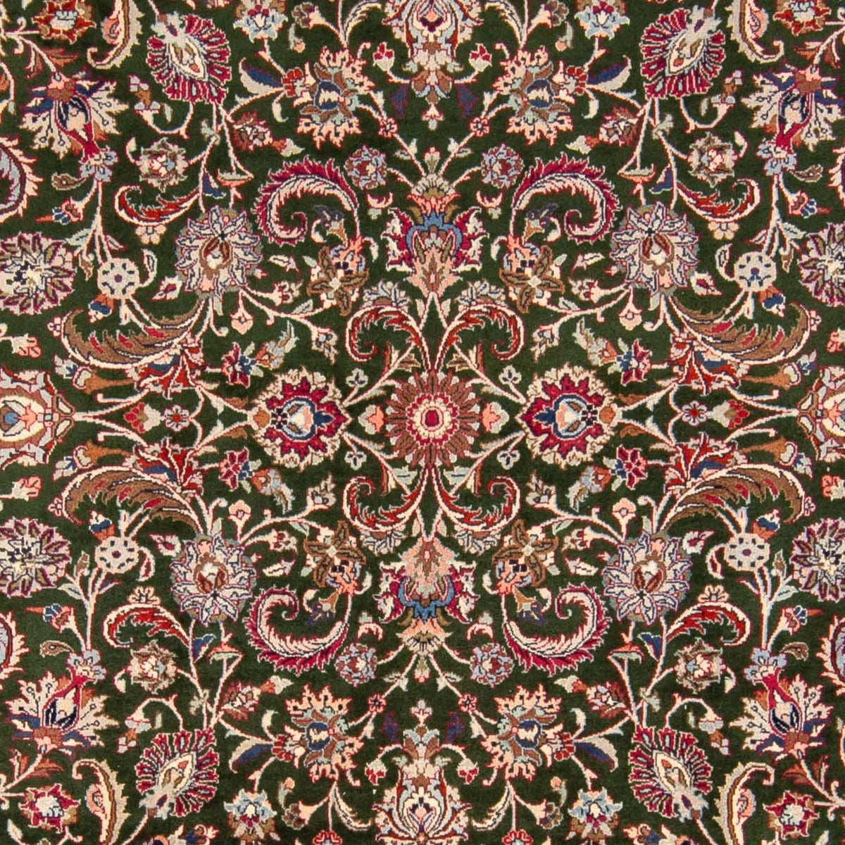 Persisk tæppe - Classic - 338 x 250 cm - mørkegrøn