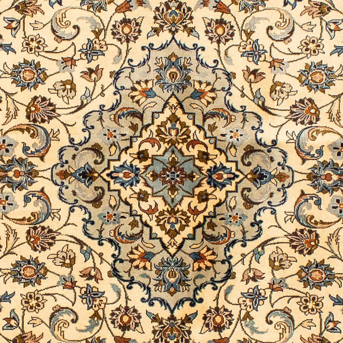 Persisk tæppe - Keshan - 238 x 162 cm - beige
