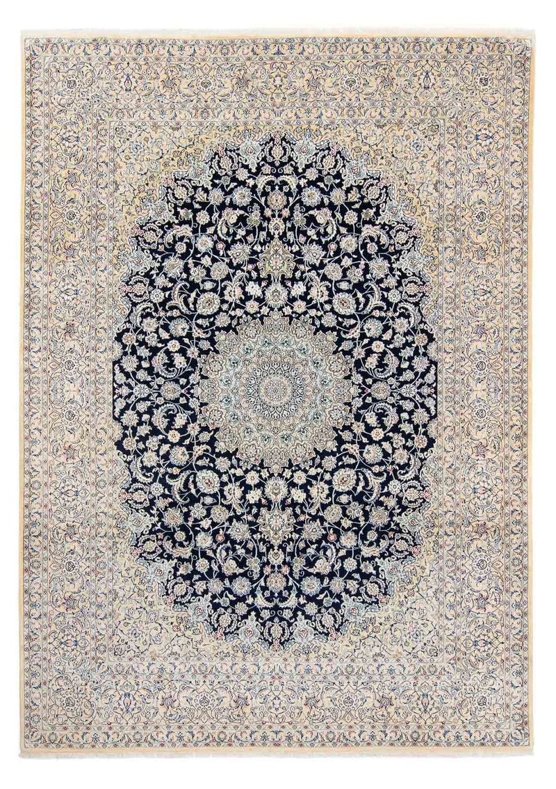 Persisk tæppe - Nain - Premium - 346 x 265 cm - beige