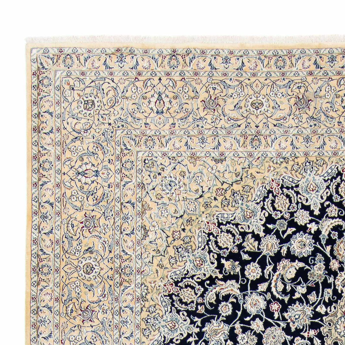 Persisk tæppe - Nain - Premium - 346 x 265 cm - beige