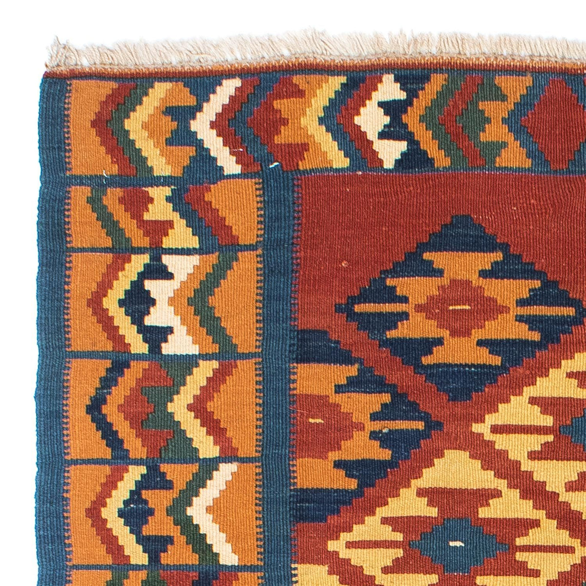 Kelim-tæppe - orientalsk - 152 x 98 cm - rust