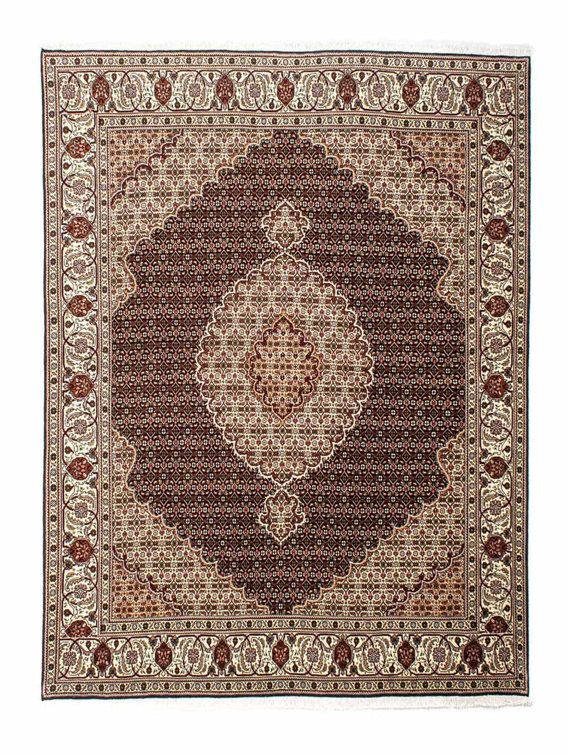 Persisk tæppe - Tabriz - 254 x 200 cm - mørkeblå