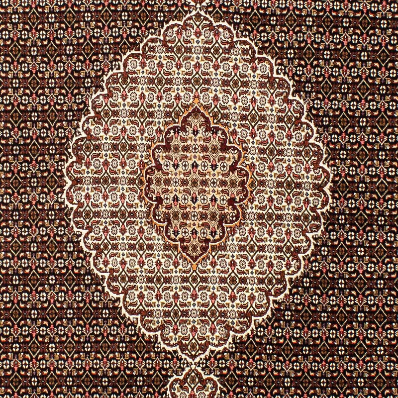 Persisk tæppe - Tabriz - 254 x 200 cm - mørkeblå