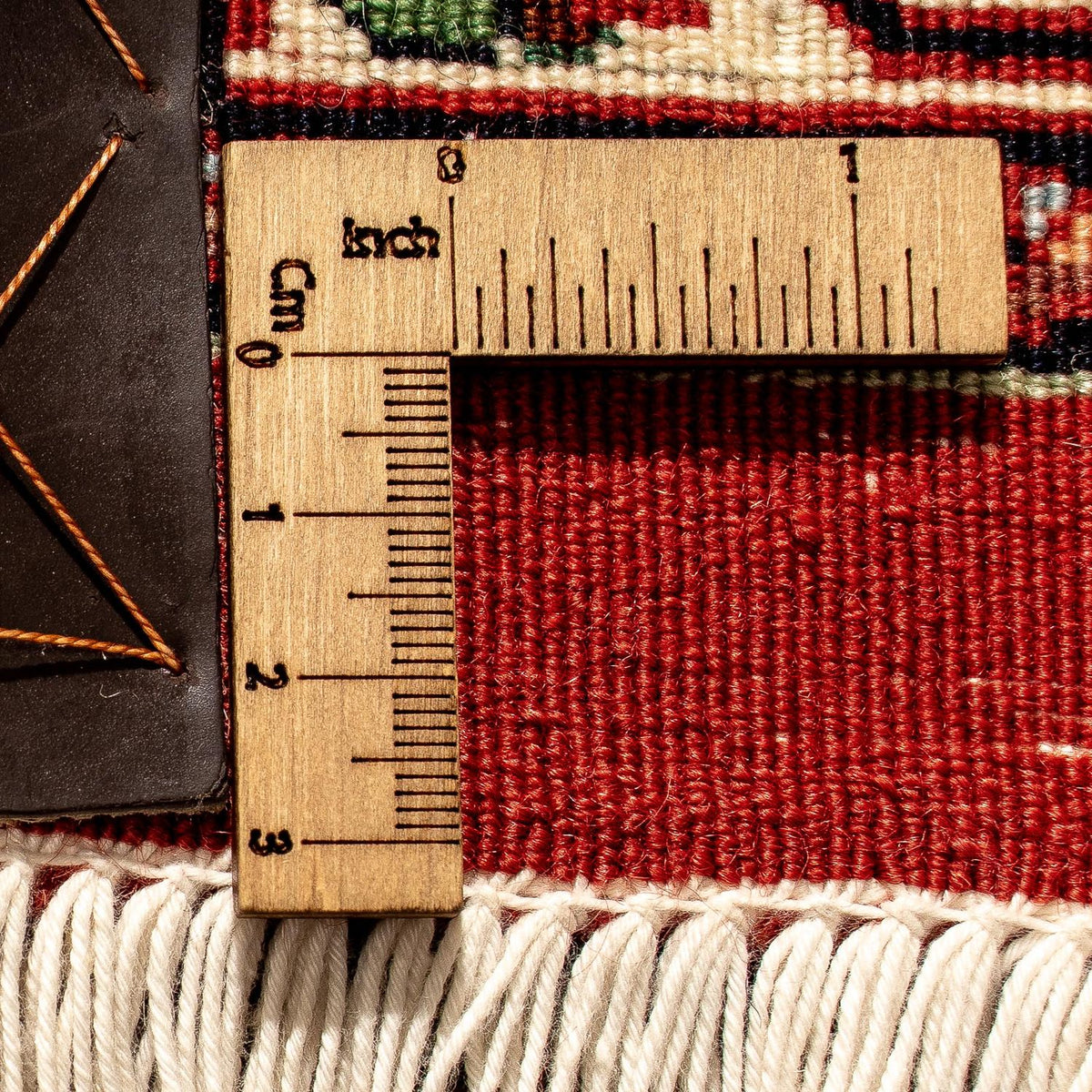 Løber Persisk tæppe - Bijar - 277 x 80 cm - mørkerød