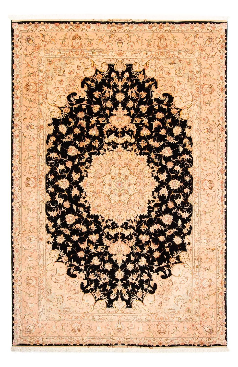 Persisk tæppe - Tabriz - Royal - 298 x 202 cm - lys brun