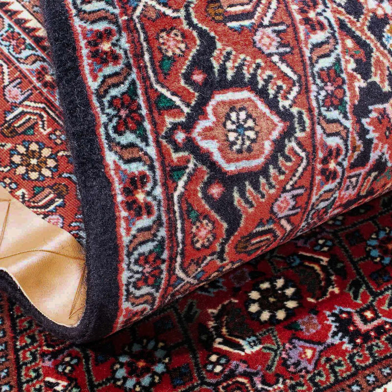 Persisk tæppe - Bijar - 169 x 106 cm - lysrød