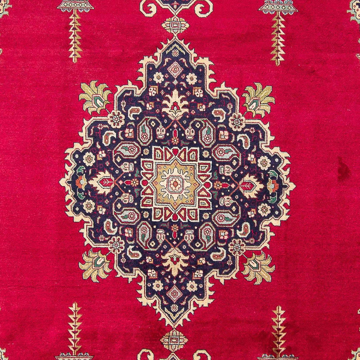 Persisk tæppe - Tabriz - Royal - 368 x 268 cm - rød