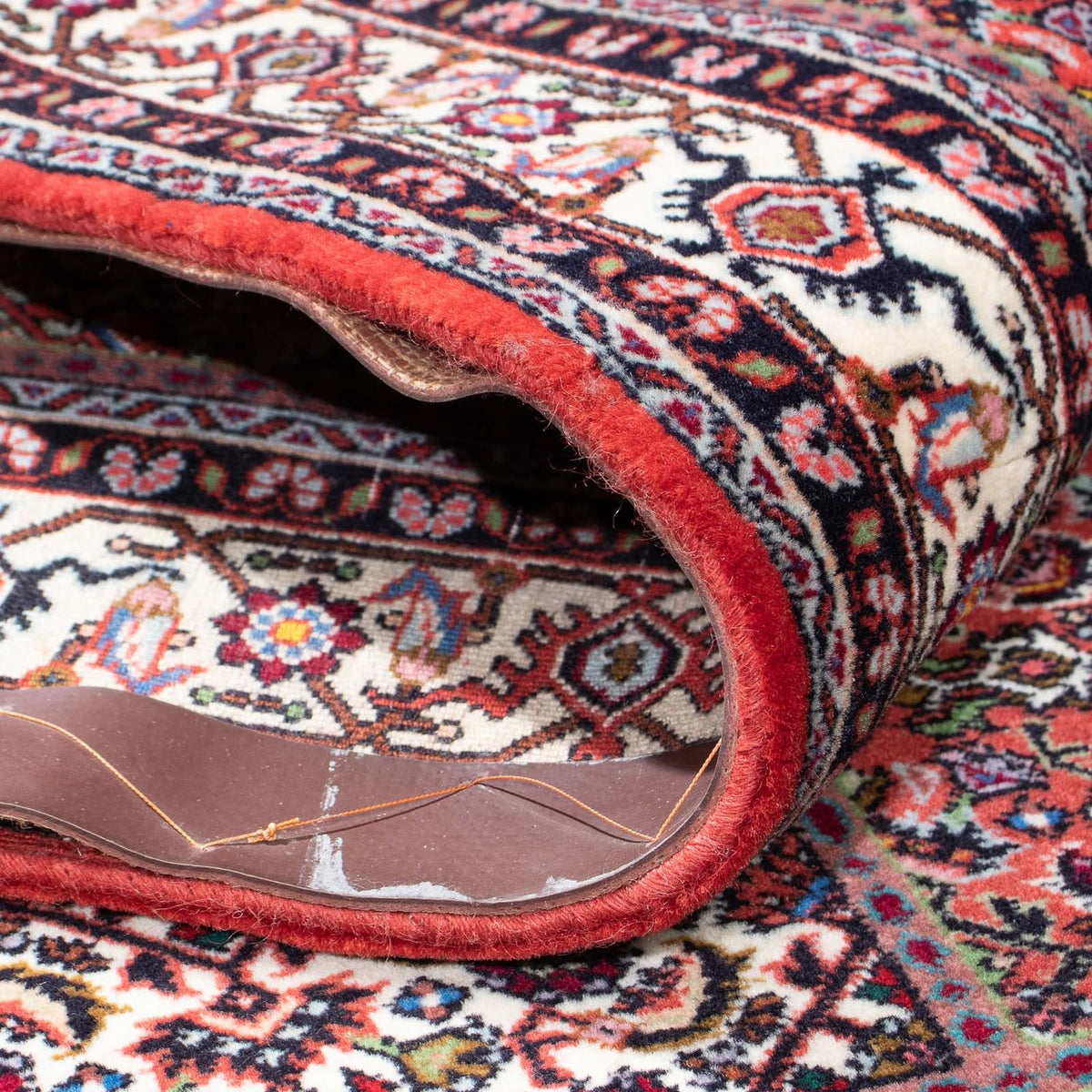 Løber Persisk tæppe - Bijar - 293 x 100 cm - flerfarvet