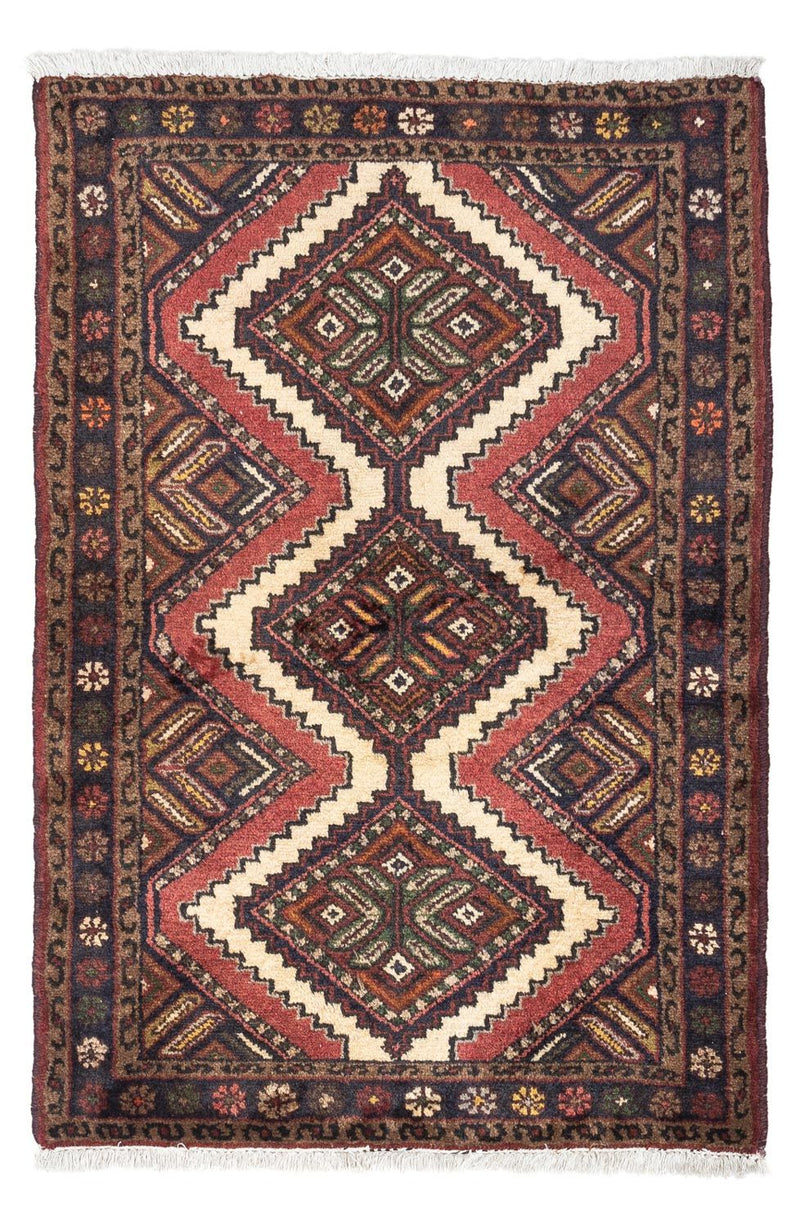 Persisk tæppe - Nomadisk - 112 x 76 cm - rød