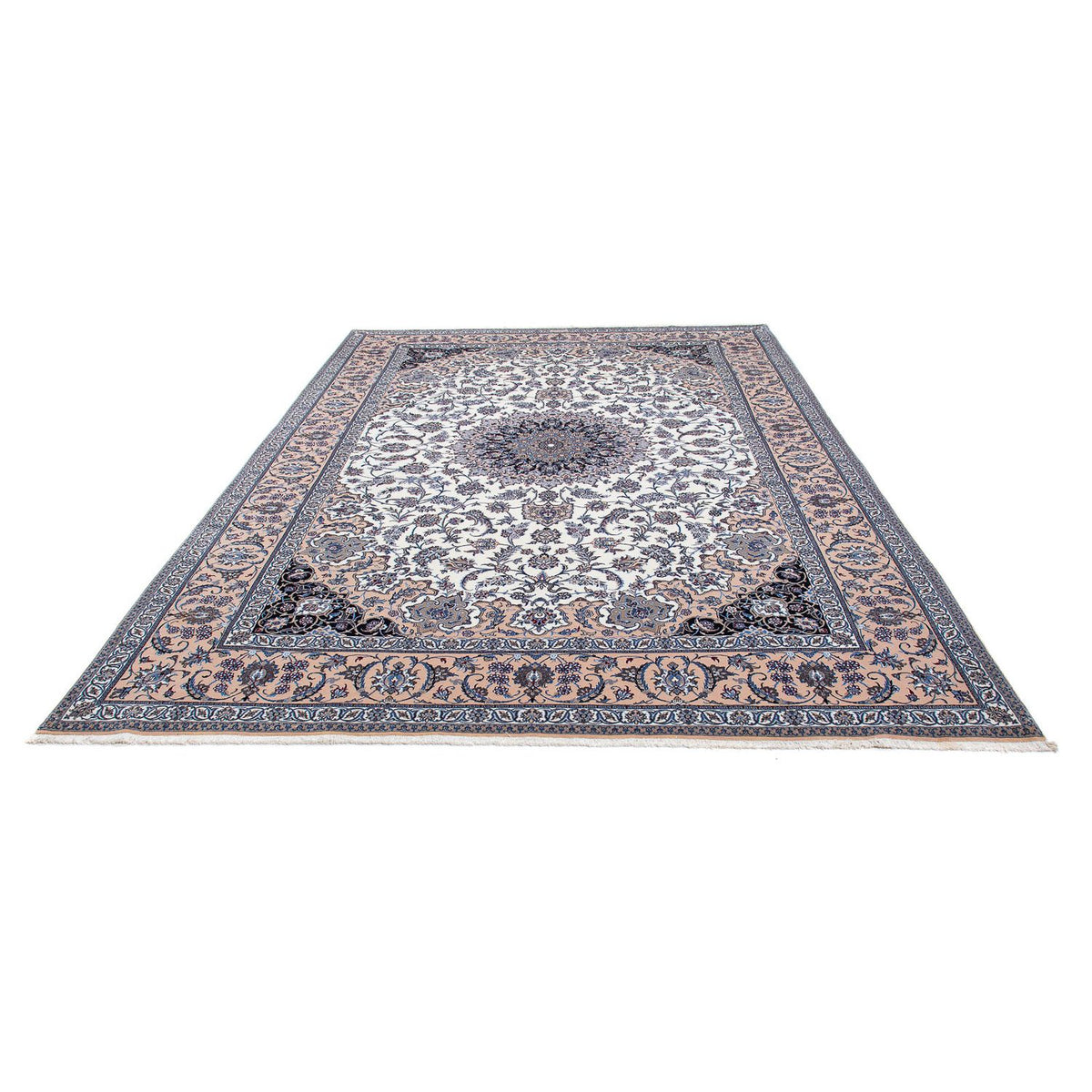 Persisk tæppe - Nain - Premium - 316 x 214 cm - beige