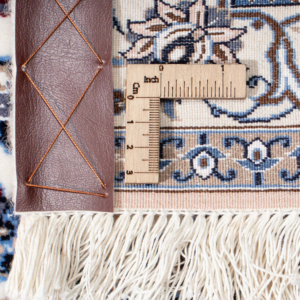 Persisk tæppe - Nain - Premium - 316 x 214 cm - beige