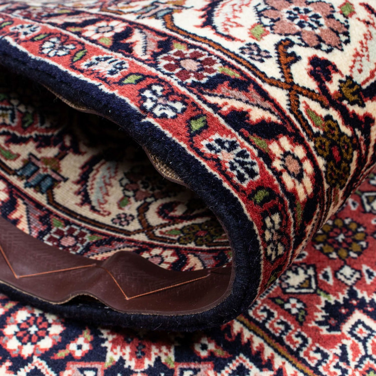 Persisk tæppe - Bijar - 214 x 140 cm - rød