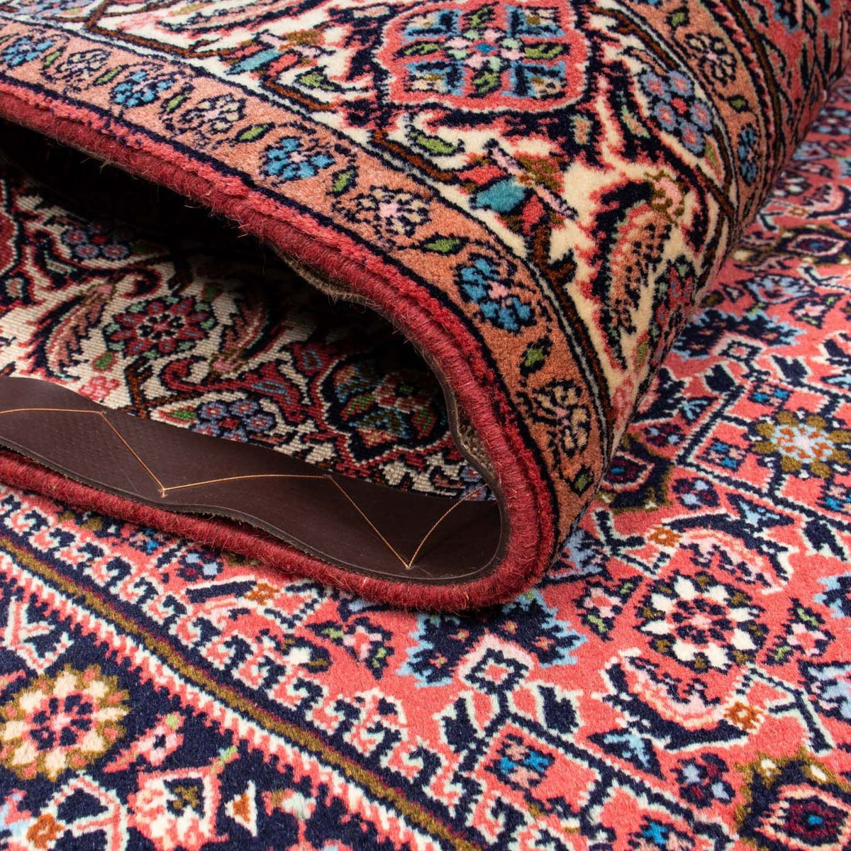 Persisk tæppe - Bijar - 232 x 141 cm - rød