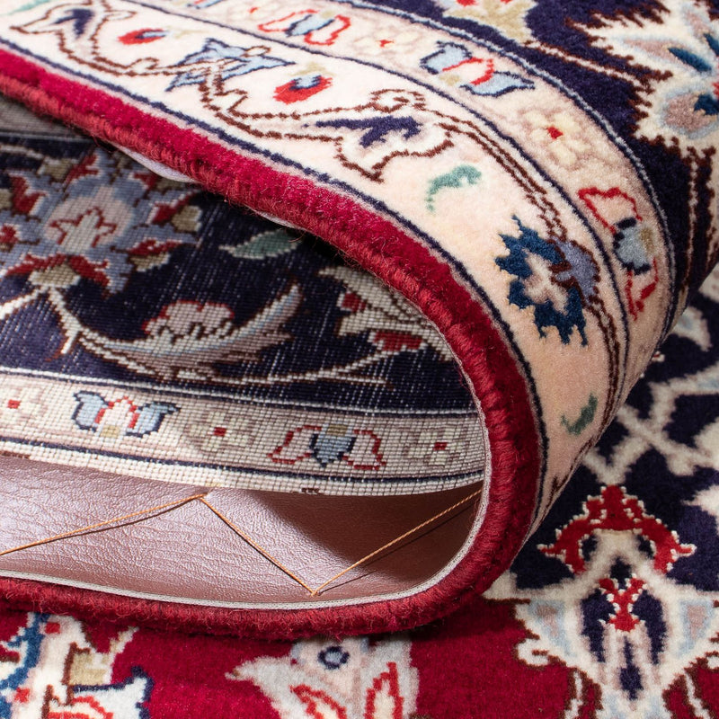 Persisk tæppe - Tabriz - Royal - 207 x 155 cm - mørkerød