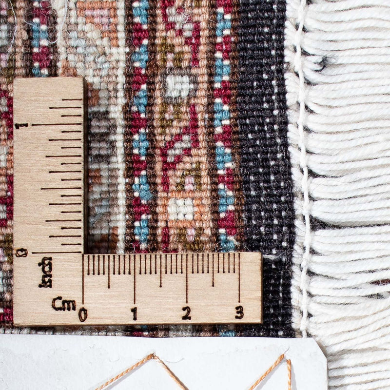 Persisk tæppe - Tabriz - 187 x 150 cm - lys brun