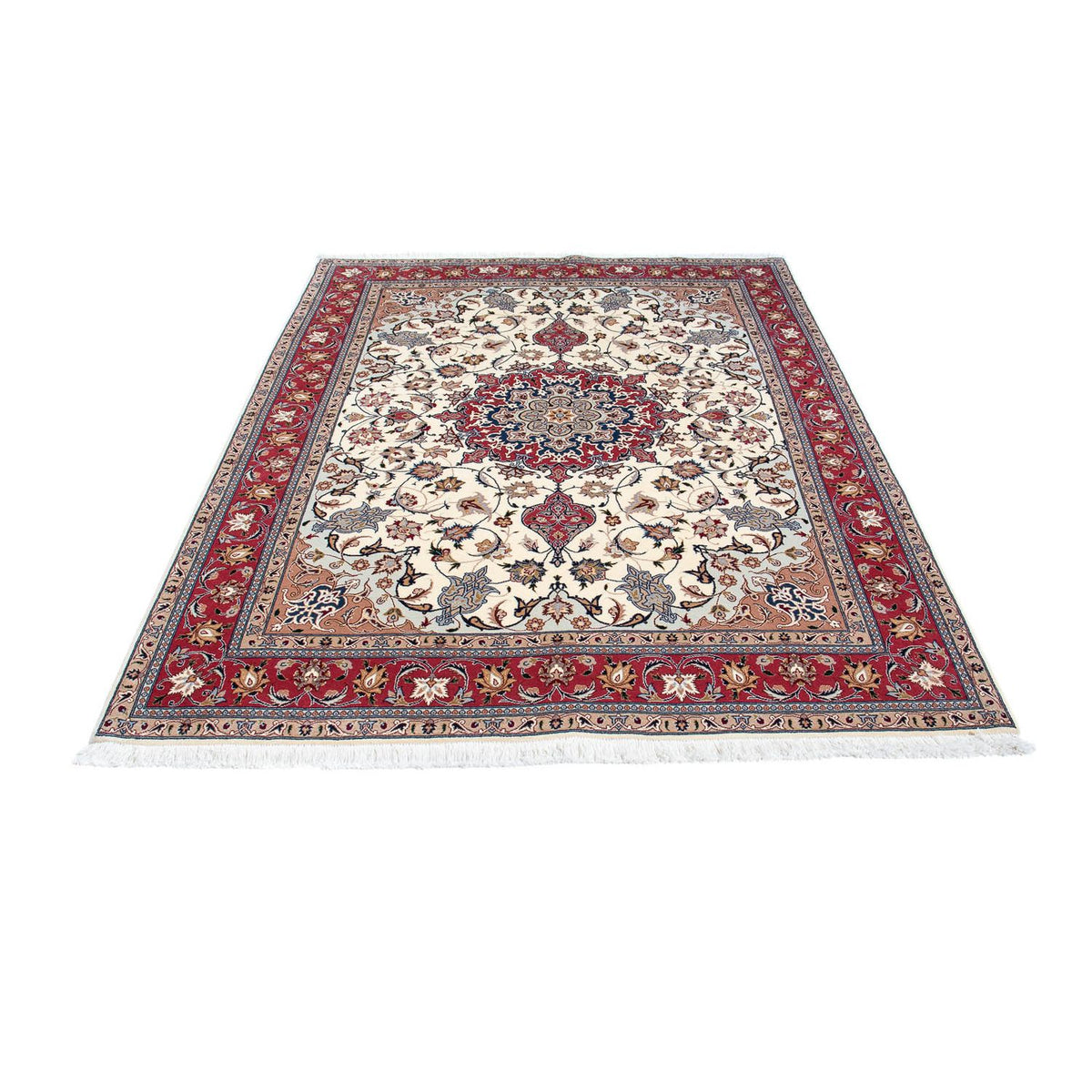 Persisk tæppe - Tabriz - Royal - 208 x 152 cm - beige