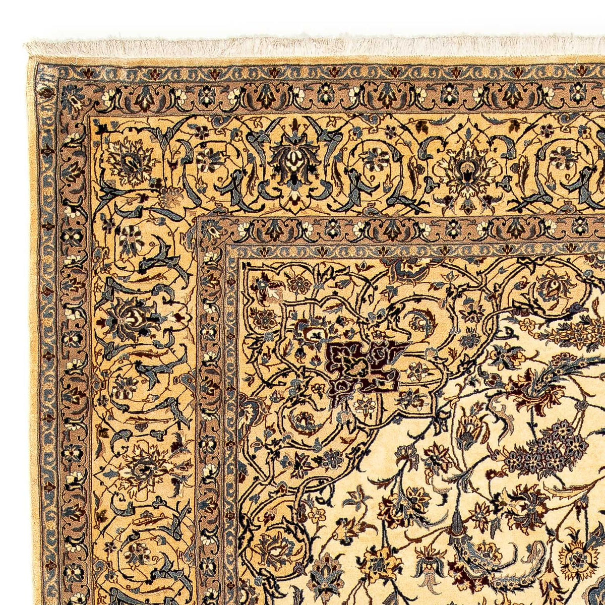 Persisk tæppe - Nain - Premium - 293 x 208 cm - beige