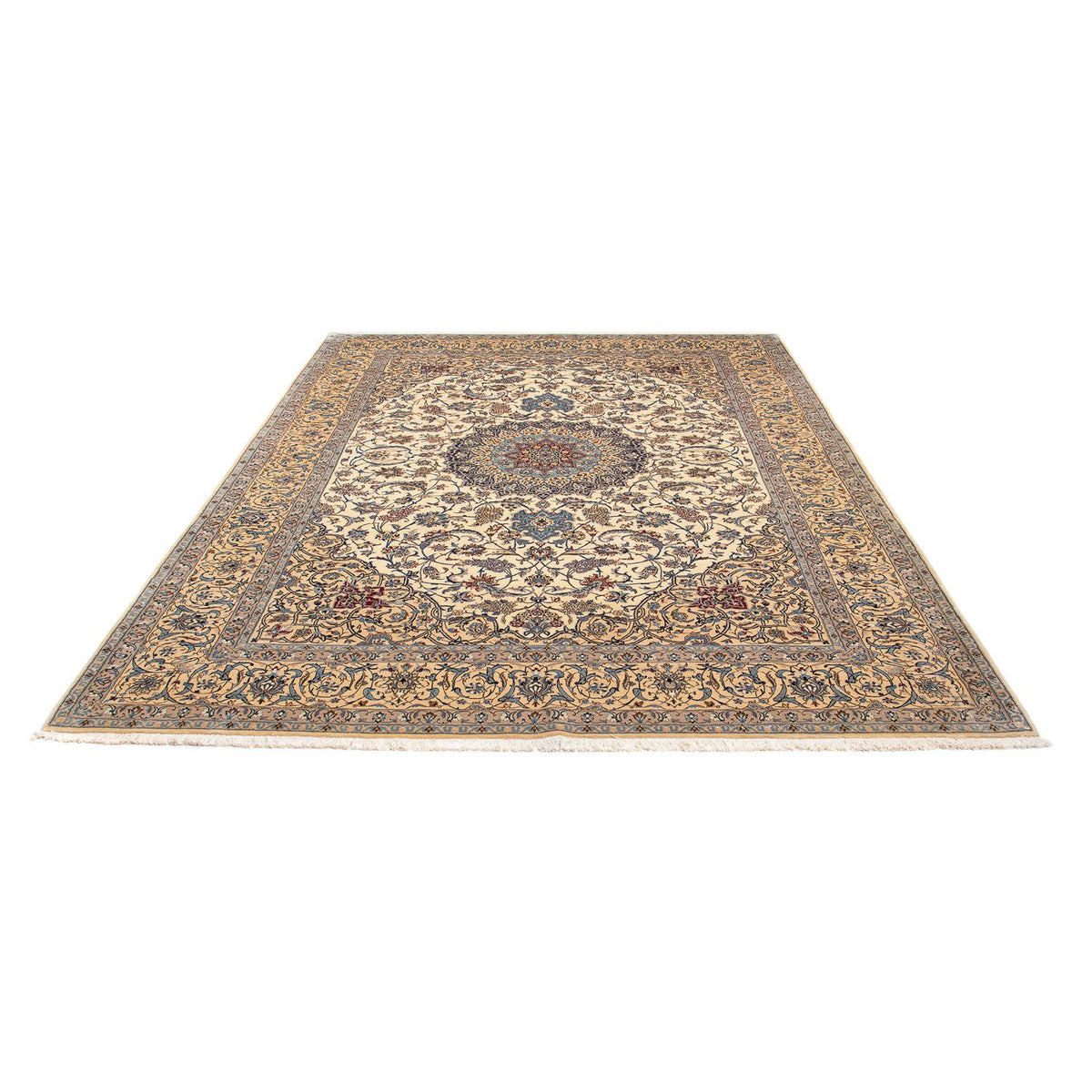 Persisk tæppe - Nain - Premium - 293 x 208 cm - beige