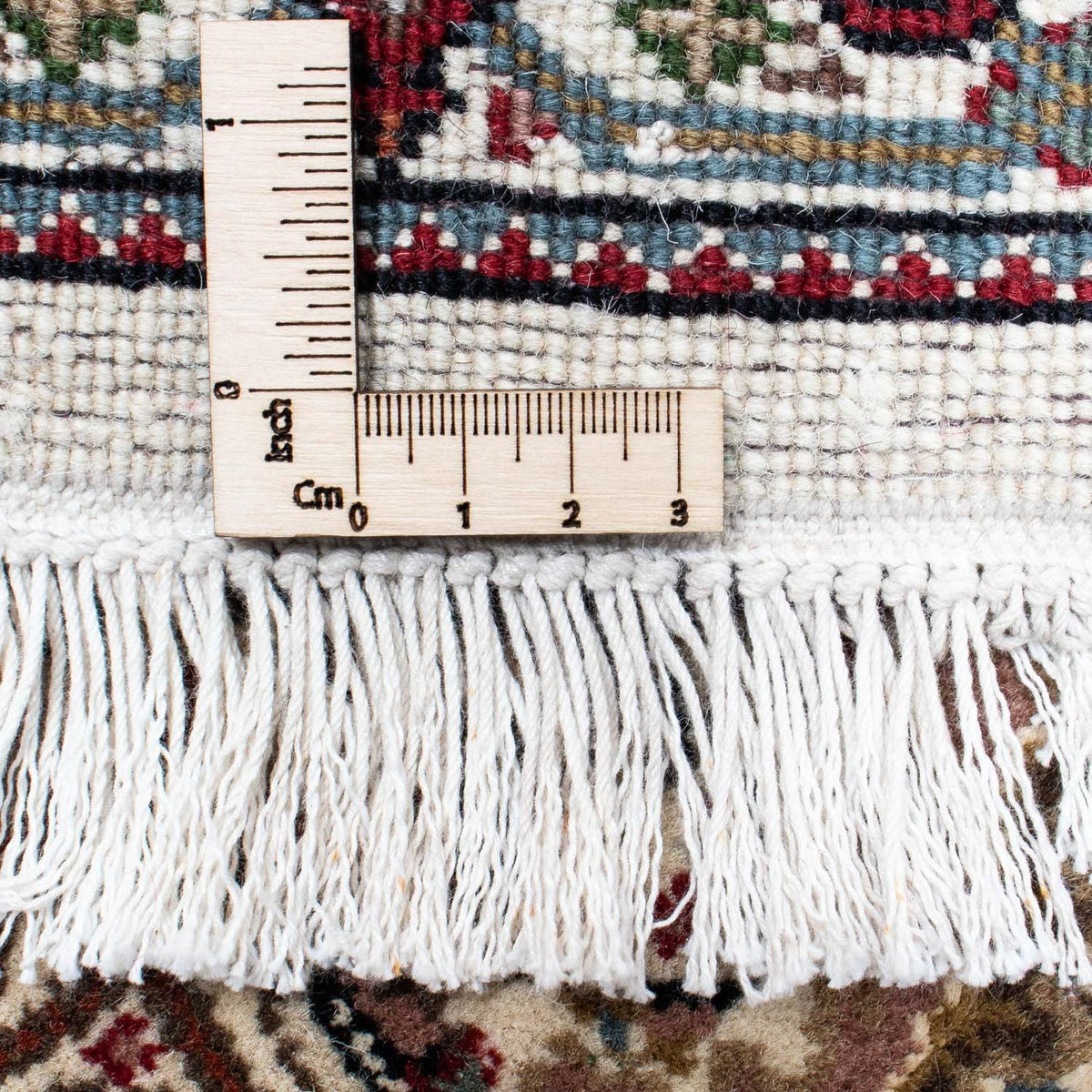 Persisk tæppe - Tabriz - 90 x 60 cm - lys brun