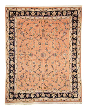 Persisk tæppe - Tabriz - Royal - 246 x 196 cm - lys brun