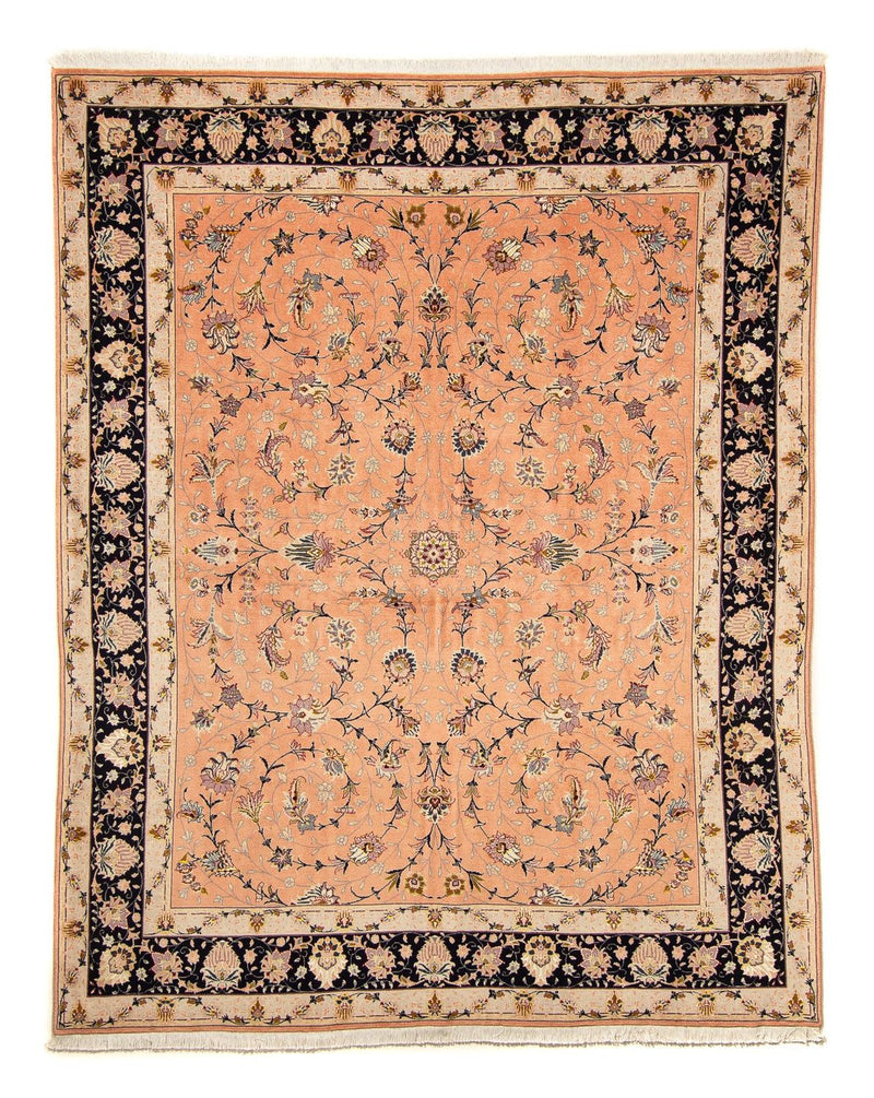 Persisk tæppe - Tabriz - Royal - 246 x 196 cm - lys brun