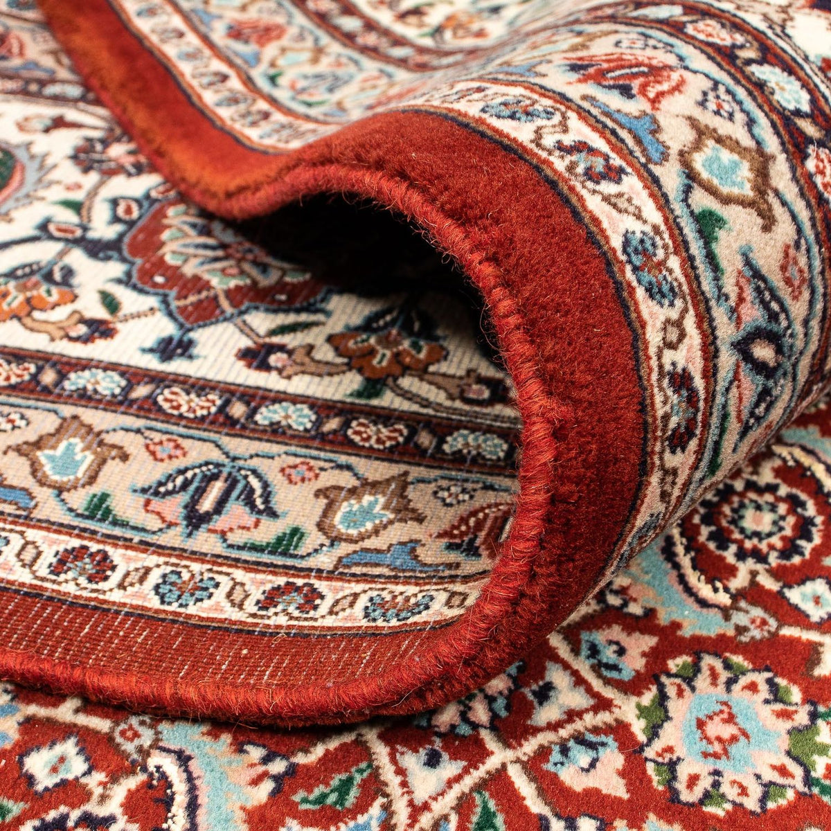 Persisk tæppe - Classic - 342 x 244 cm - mørkerød